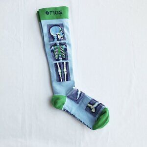Authentic Figs X-Ray Compression Socks Size M Trendy Comfortable Fit New